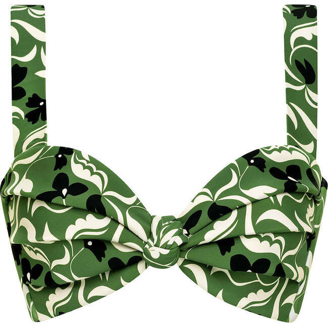 Montce Swim | Hayden Bikini Top, Veronica Floral (Multicolor, Size Medium) | Maisonette | Maisonette