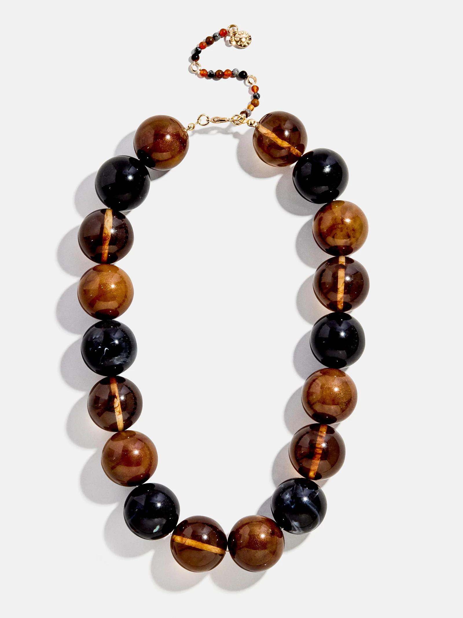 Jane Beaded Necklace - Brown | BaubleBar