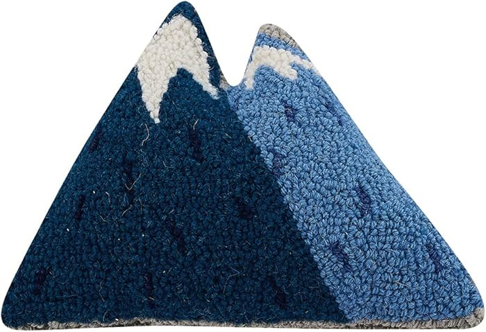 Peking Handicraft Mountains Shaped, Hook Pillow, Wool and Poly Velvet | Amazon (US)