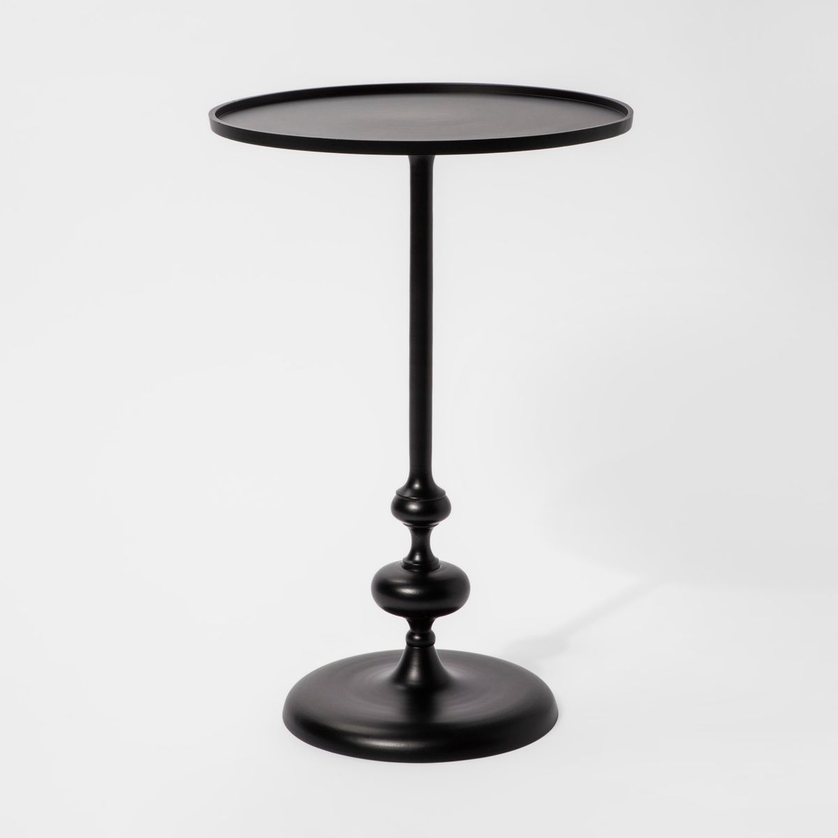 Londonberry Turned Metal Accent Table Black - Threshold™ | Target