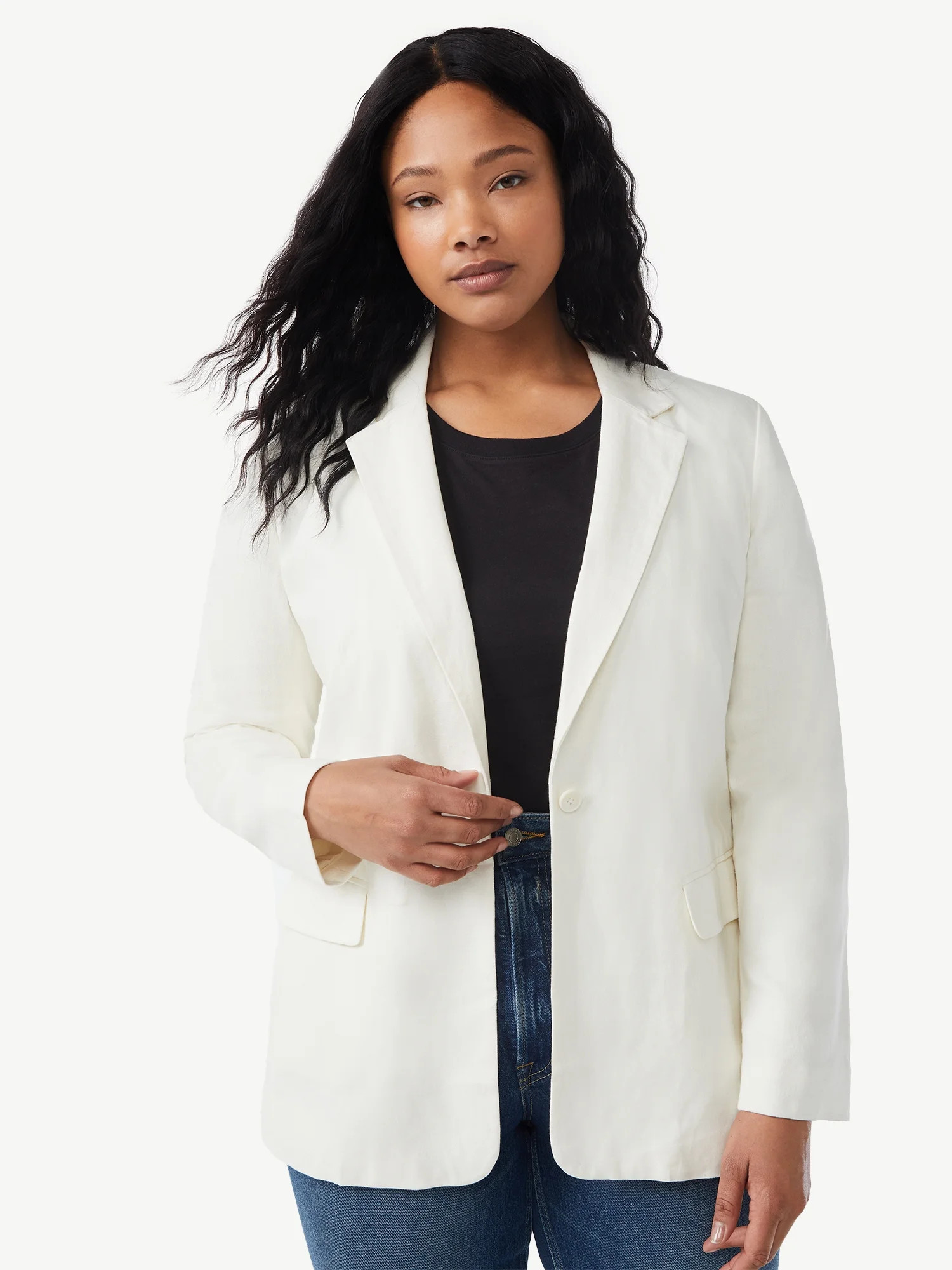 Free Assembly Women's Slim-Fit Blazer | Walmart (US)