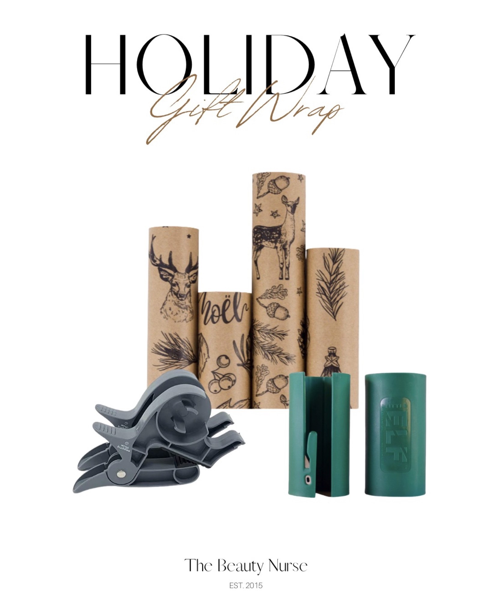 Holiday gift wrap and tools. 

#LTKunder50 #LTKSeasonal #LTKHoliday
