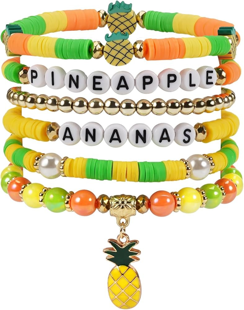 4th of July Beaded Bracelets with American Flag Stars Charms USA Jewelry | Amazon (US)