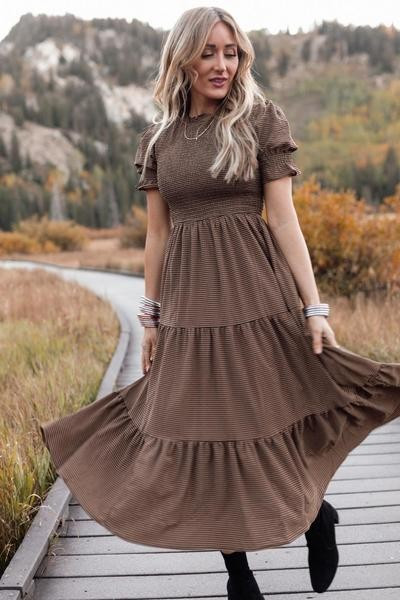 Stevie Striped Dress | Ivy City Co