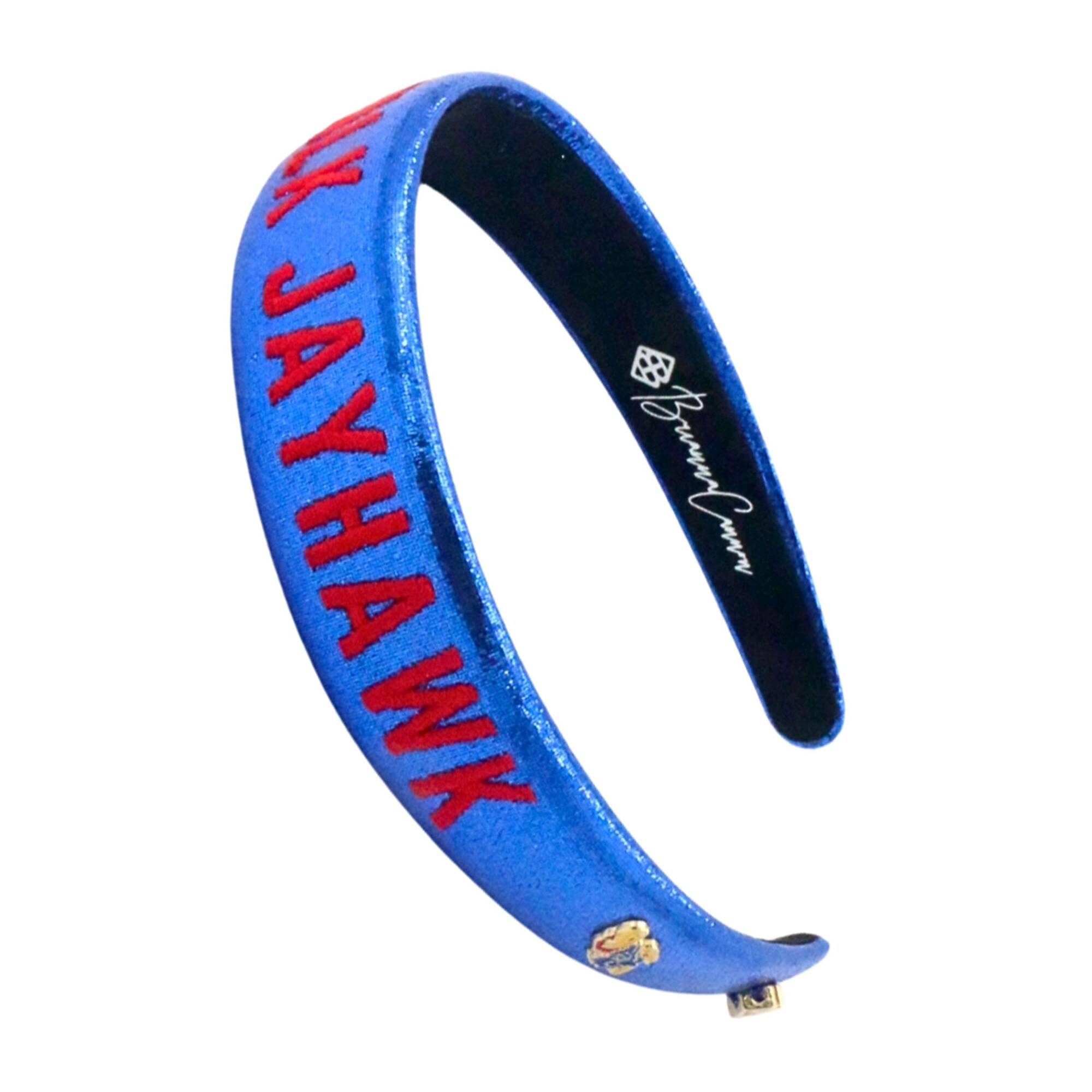 Kansas Jayhawks Brianna Cannon Thin Embroidered Headband | Fanatics