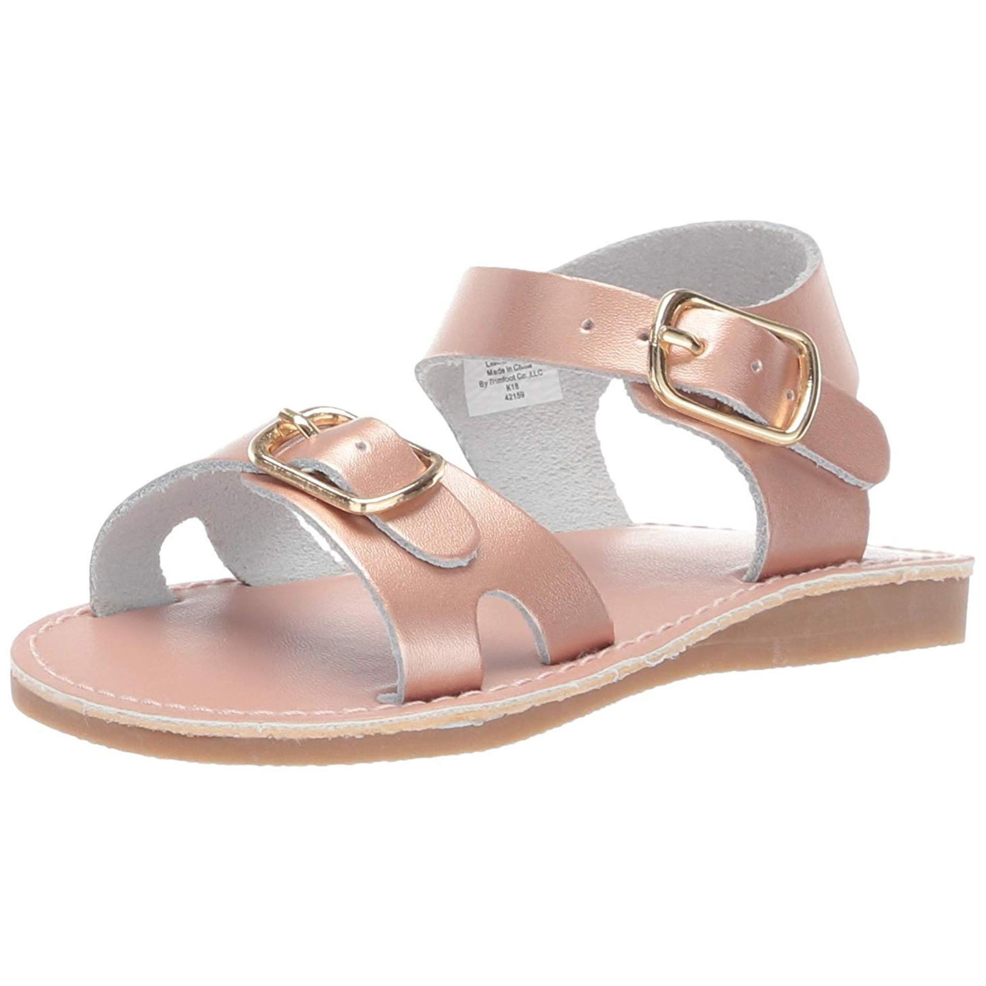 Baby Deer Kids' 6154 Sandal, Rose Gold, Size 2 Toddler | Walmart (US)