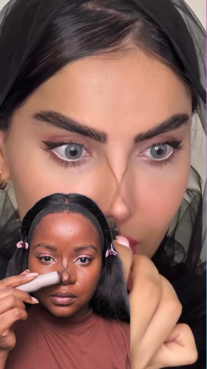 Amei essa técnica de passar o contorno no nariz. 

Usei o Stick pele de boca rosa, nos tons 44 como base, 42 como corretivo e 50 como contorno 

#LTKbeleza #LTKbrasil