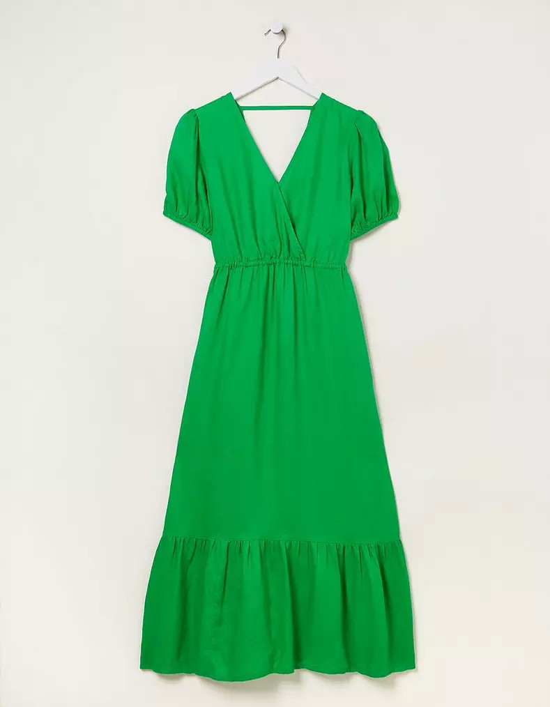 Vivvie Linen Midi Dress | Fat Face (UK&IE)