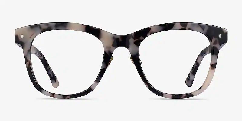 Coqueline Square Ivory Tortoise Glasses for Women | Eyebuydirect | EyeBuyDirect.com