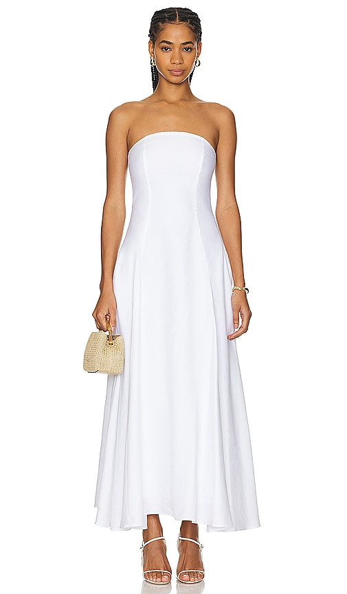 Favorite Daughter The Favorite Linen Dress in White. - size 10 (also in 6, 8) | Revolve Clothing (Global)