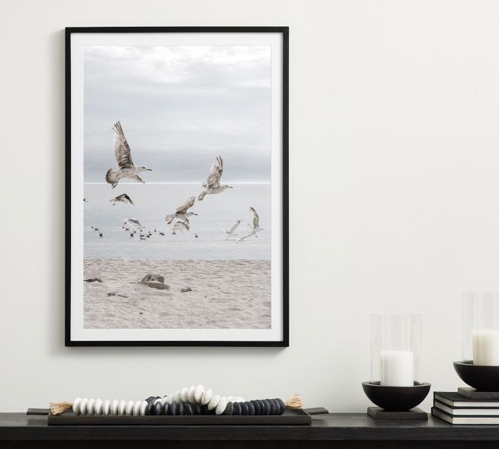 Wood Gallery Frames, Set of 4, 27""x39"" Overall - Black | Pottery Barn (US)