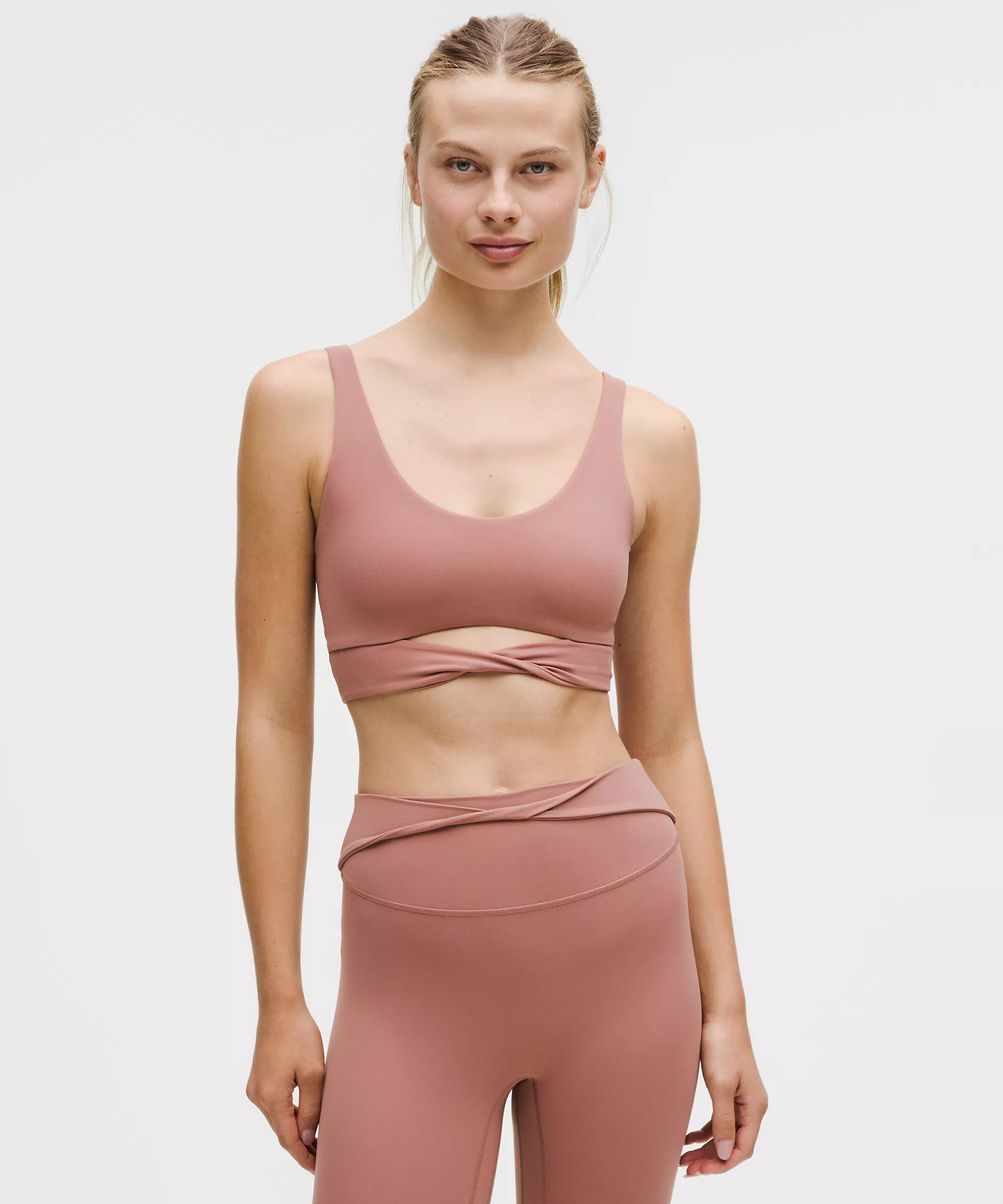 Nulu Twist-Front Scoop-Neck Bra | Lululemon (US)
