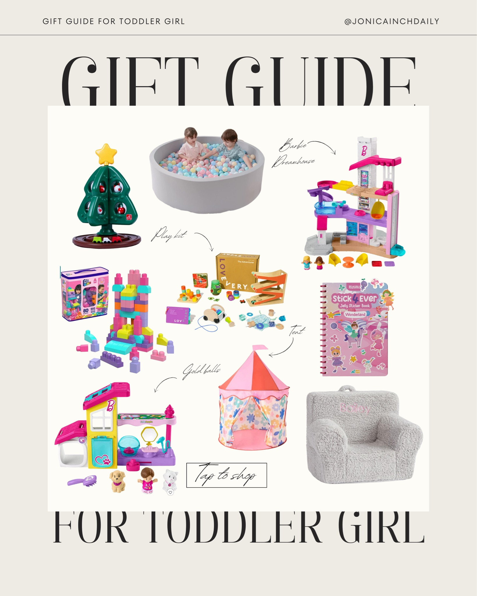 GIFT GUIDE FOR TODDLER GIRL💜

#LTKGiftGuide #LTKHoliday #LTKSeasonal