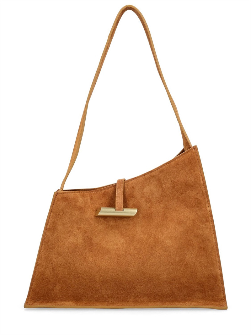 Slanted grain leather shoulder bag - Little Liffner - Women | Luisaviaroma | Luisaviaroma