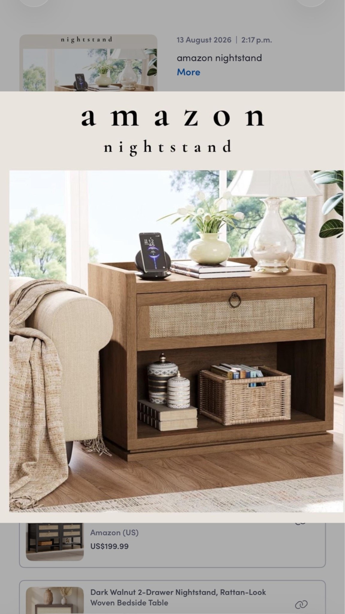 amazon nightstand