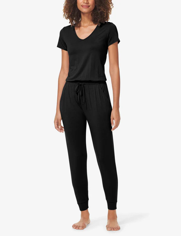 Women's Short Sleeve Lounge Jumpsuit | Tommy John