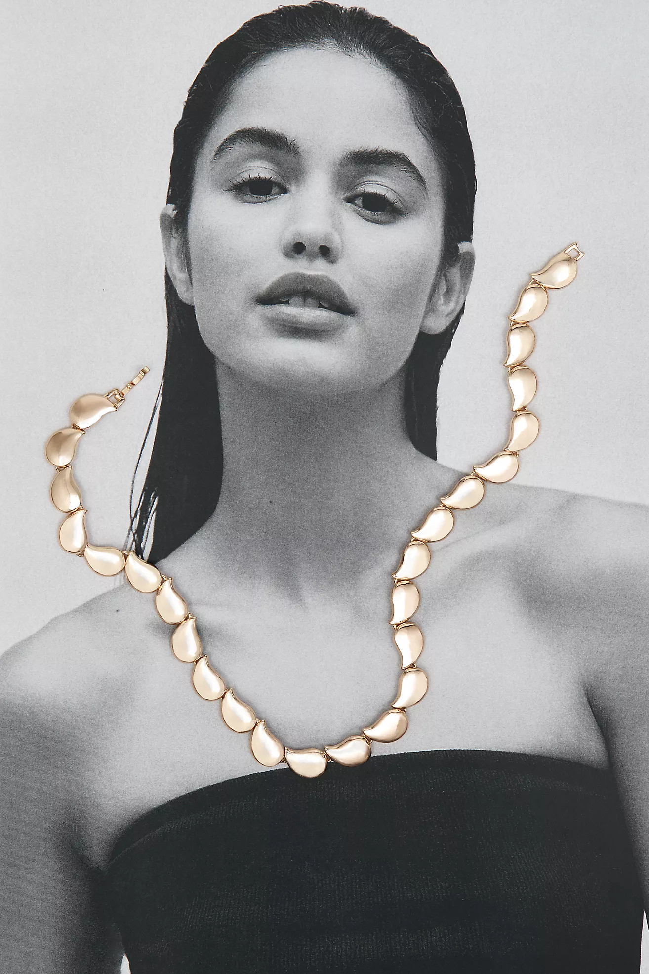 Sculptural Bean Collar Necklace | Anthropologie (US)