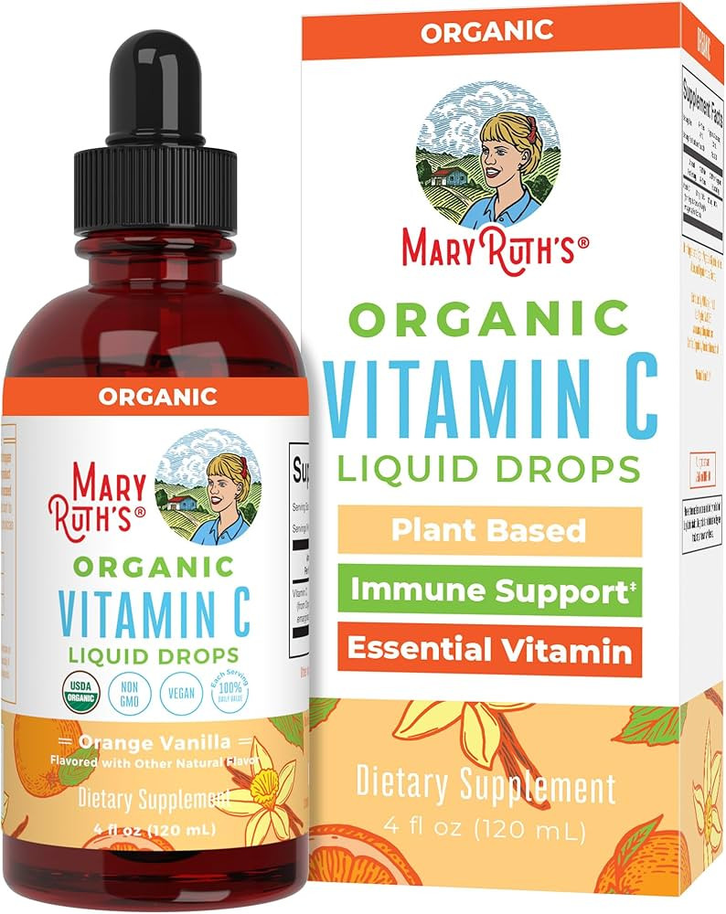 MaryRuth Organics Organic Vitamin C Supplement | Liquid Vitamin C Liquid Drops for Adults & Kids ... | Amazon (US)