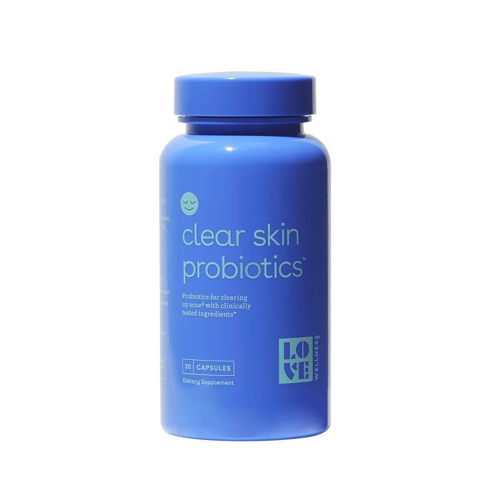 Love Wellness Clear Skin Probiotics - 30ct | Target