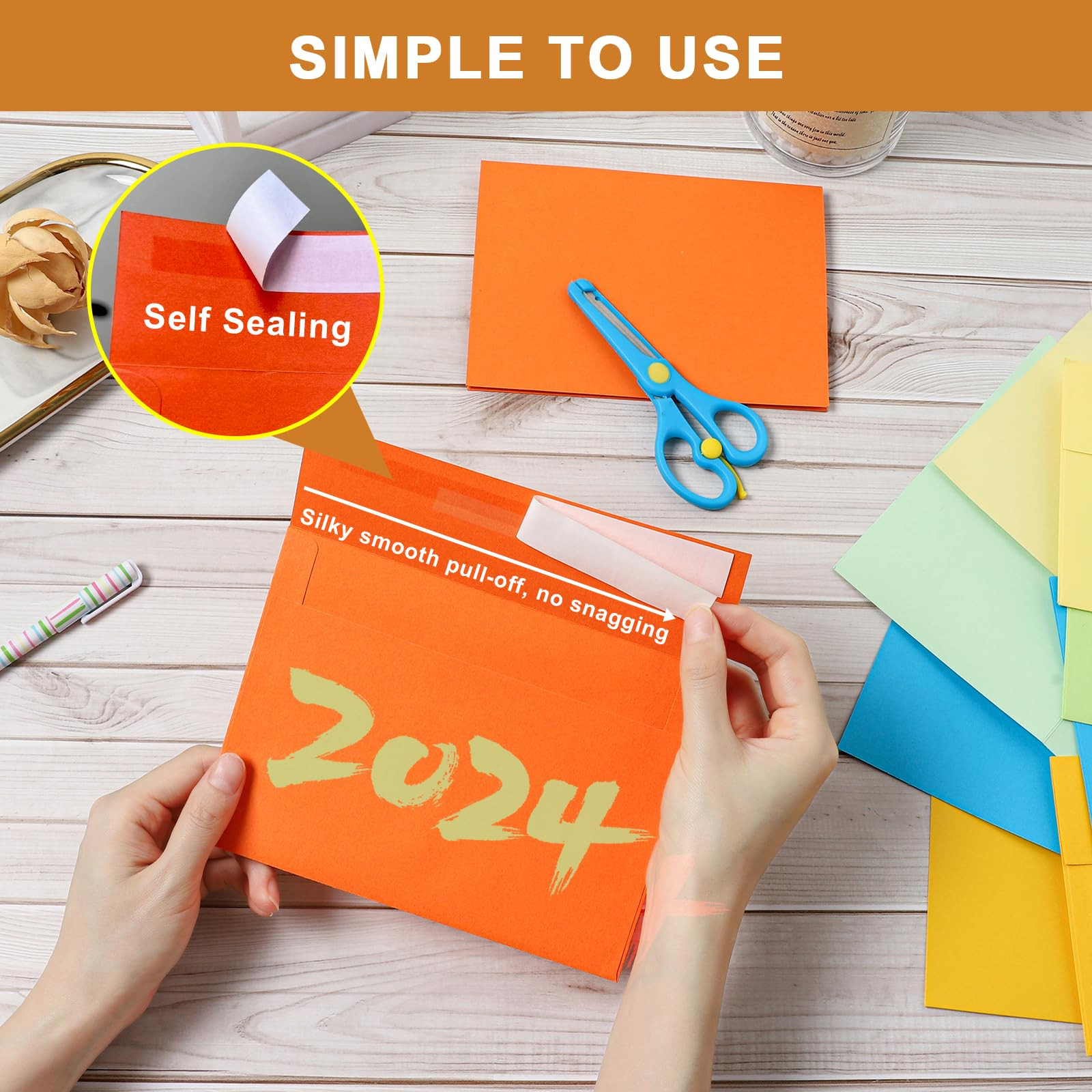 Silunkia 10 Assorted Colors Blank Greeting Cards and Envelopes 4.25 x 5.5 Heavyweight Folded Card... | Amazon (US)