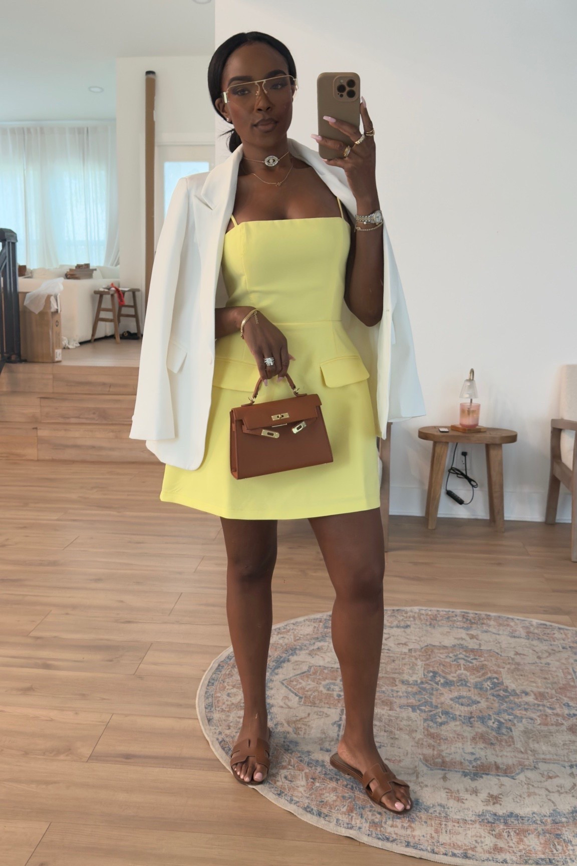 Brunch, but make it chic ☀️✨ This yellow dress is giving springtime elegance with a side of effortless style—perfect for Easter brunch, rooftop mimosas, or a warm-weather getaway. And let’s talk about these flats… comfy and stylish? Say less!

Wearing a size small in everything / 6 long in denim for reference. I’m 5’4” & 140lbs.

#BrunchOutfit #SpringStyle #EasterOutfit #OOTD #AmazonFashion #ShowpoStyle #StyleInspo #WeekendVibes #ChicAndComfy #LTKSpring #PetiteStyle #LTKUnder100 #WomensFashion #StyleBlogger #FlatsOverHeels #EffortlessStyle #DiscoverUnder100 #CasualChic #SpringFashion #MinimalStyle #FashionDaily #TrendyLooks #StreetStyleInspo #StyleGoals #WeekendLook #LTKFinds #DiscoverFashion


