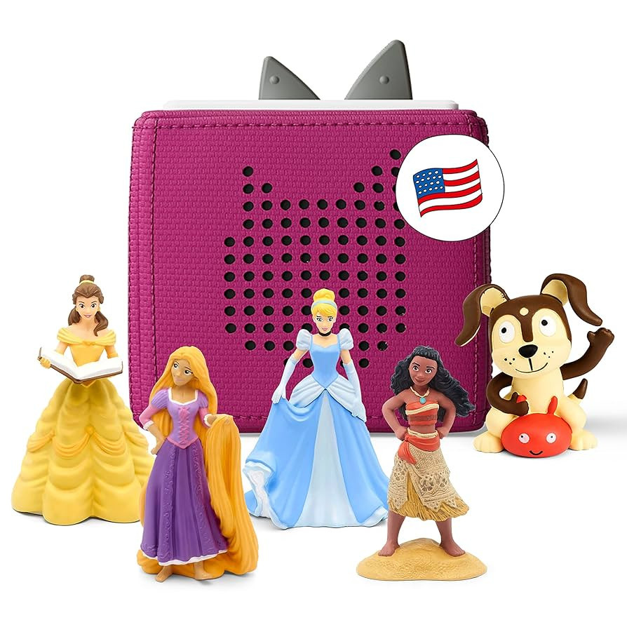 Toniebox 1 Audio Player Bundle with Cinderella, Belle, Moana, Tangled, and Playtime Puppy - Liste... | Amazon (US)