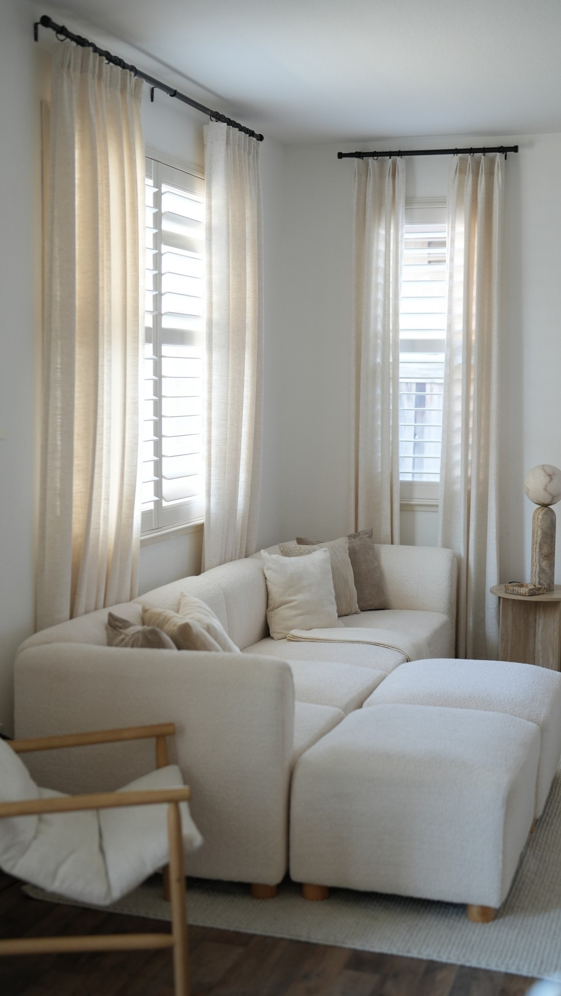 Lorna French Linen Curtains bring softness, warmth, and just the right touch of texture. They filter the light beautifully while adding a layer of comfort to the room. #ixacurtains 

#LTKSeasonal #LTKStyleTip #LTKHome