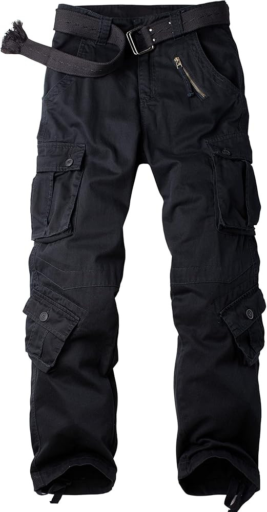 AKHlKING Women's Cargo Pants Work Camo Cotton Casual Combat Wild Outdoor Ripstop Trousers with 8 ... | Amazon (US)