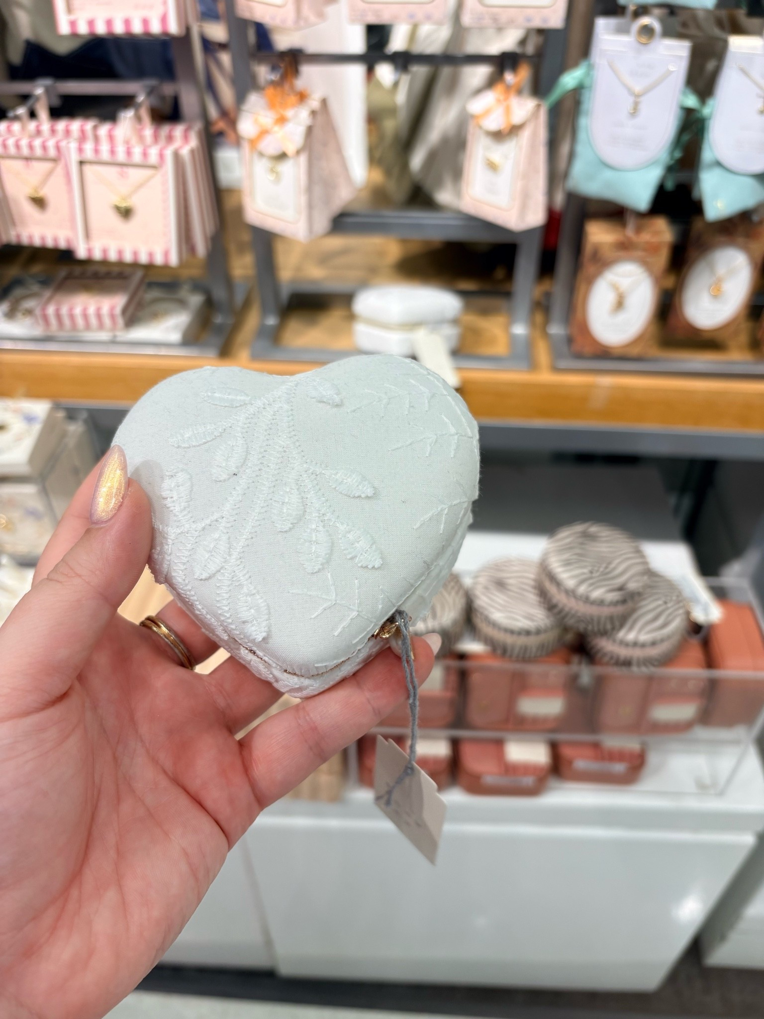 Such a cute jewelry case ♥️ 

LTKSeasonal / Target / Target home decor / home decor / jewelry storage / jewelry box / jewelry case / jewelry travel case / travel sized jewelry box / mini jewelry box / travel jewelry box / heart shaped jewelry box / mini jewelry box

#LTKHome #LTKTravel #LTKSaleAlert