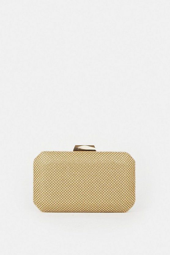 Rhinestone Handle Clutch Bag | Karen Millen UK + IE + DE + NL