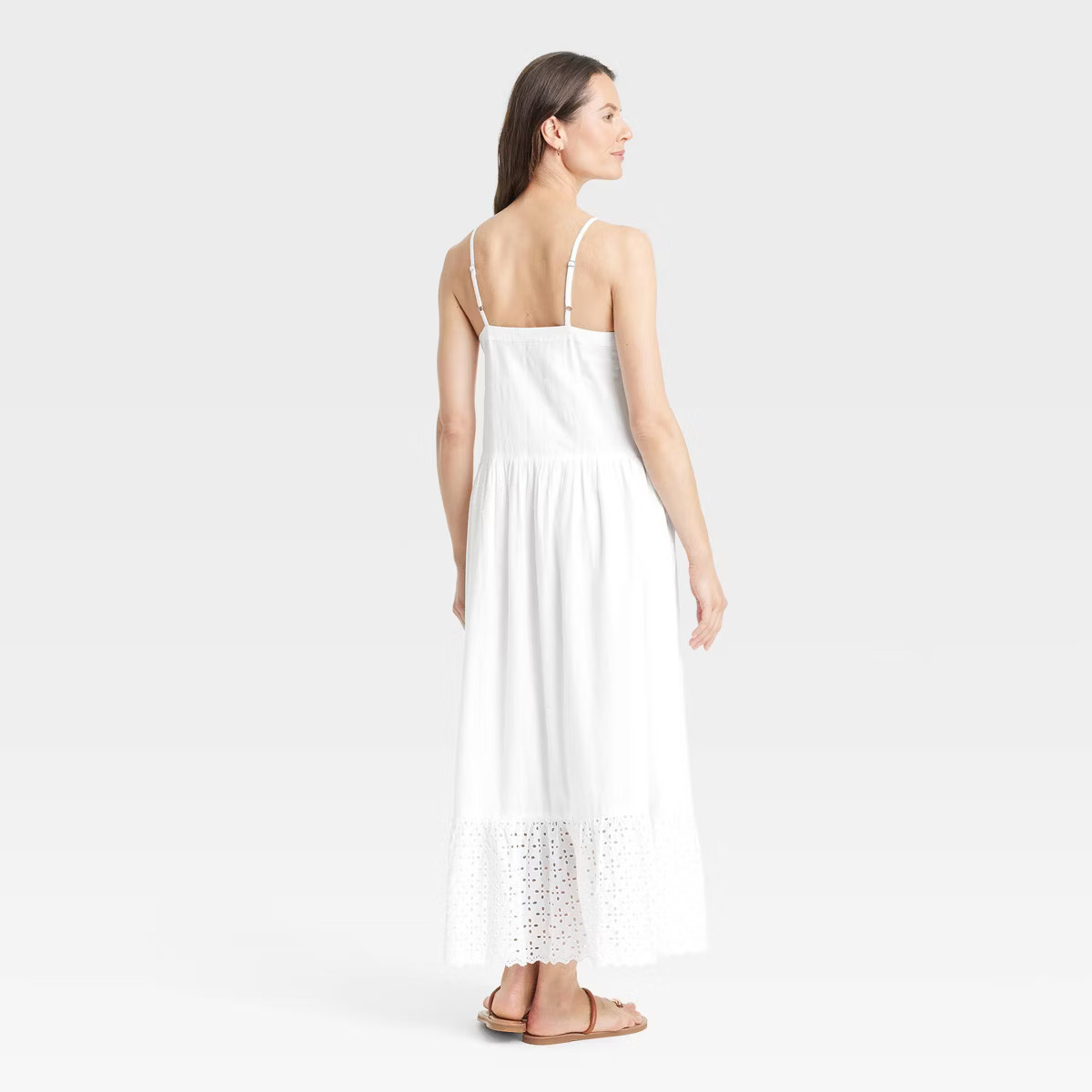 Women's Eyelet Maxi Sundress - Universal Thread™ | Target