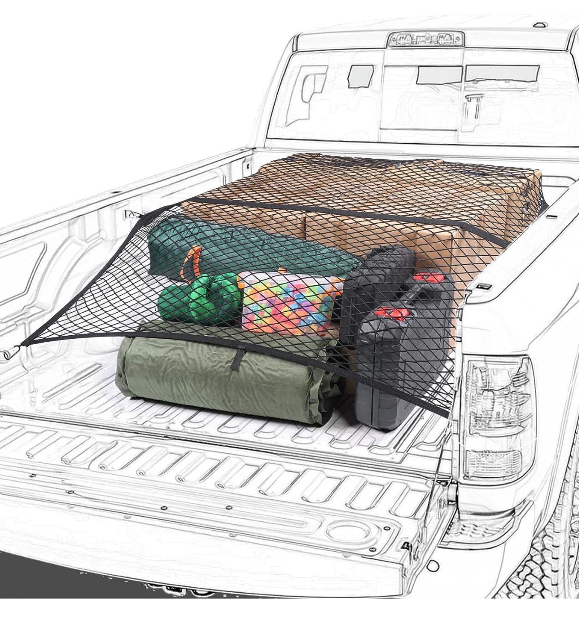 20% off 🎉

Truck Bed Net, Highly Elastic Cargo Net for Pickup Truck Bed, Stretchable Mesh Organizer for Pickup Trunk Bed, Suitable for Daily Light Loads of Trucks, 4'x4’ Stretches to 7‘x 7’

#LTKSaleAlert #LTKTravel #LTKFamily