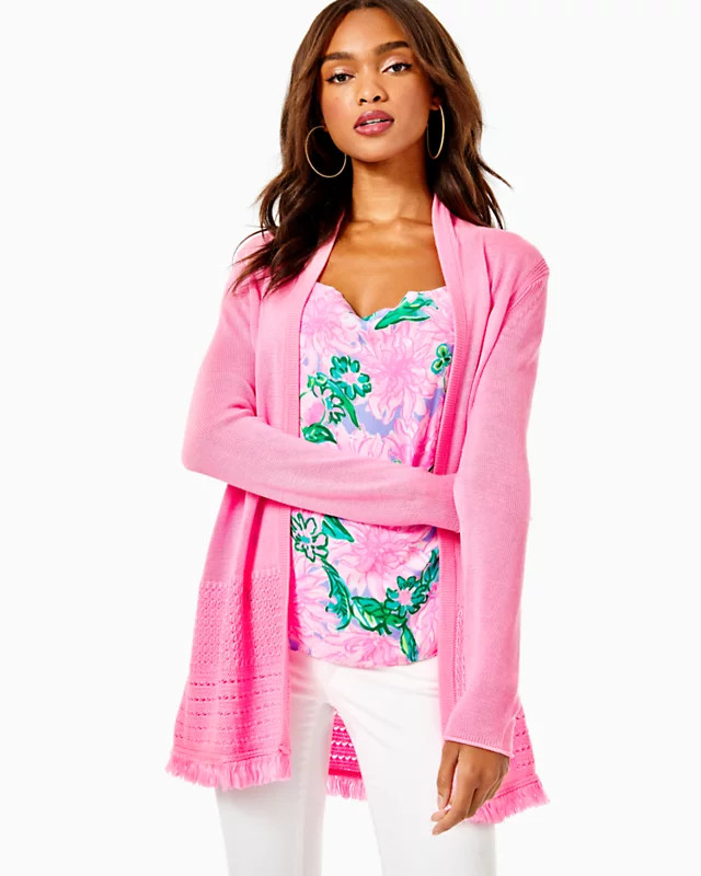 Noble Fringe Cardigan | Lilly Pulitzer
