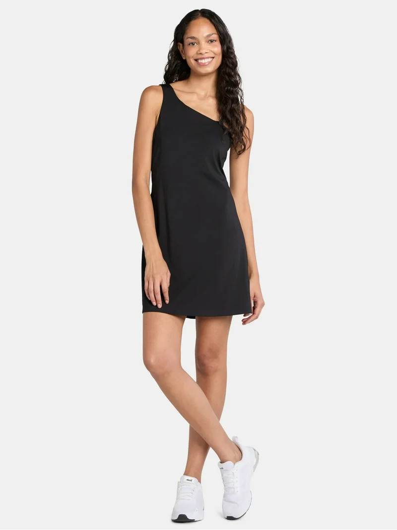 Avia Women's Asymmetrical Mini Dress, Sizes XS-XXXL | Walmart (US)