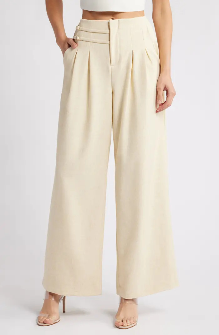 Mistress Rocks Pleat Front Wide Leg Pants | Nordstrom | Nordstrom