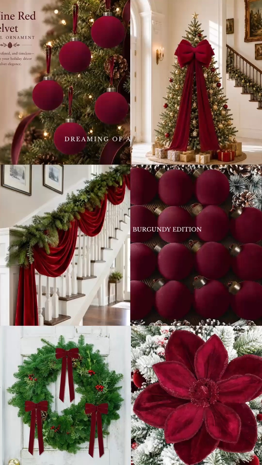 Shop the velvet burgundy trend!✨♥️

Wrap your home in the rich elegance of velvet burgundy this season. Shop our favorite ornaments, ribbons, florals, and accents✨♥️

#LTKSeasonal #LTKU #LTKHome
