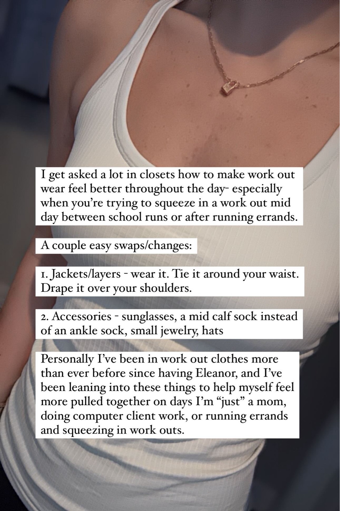 Ankle sock calf crew socks for work out wear leggings athleisure lululemon tank top with built in bra 

Size up one in top

#LTKMostLoved #LTKFindsUnder50 #LTKFindsUnder100