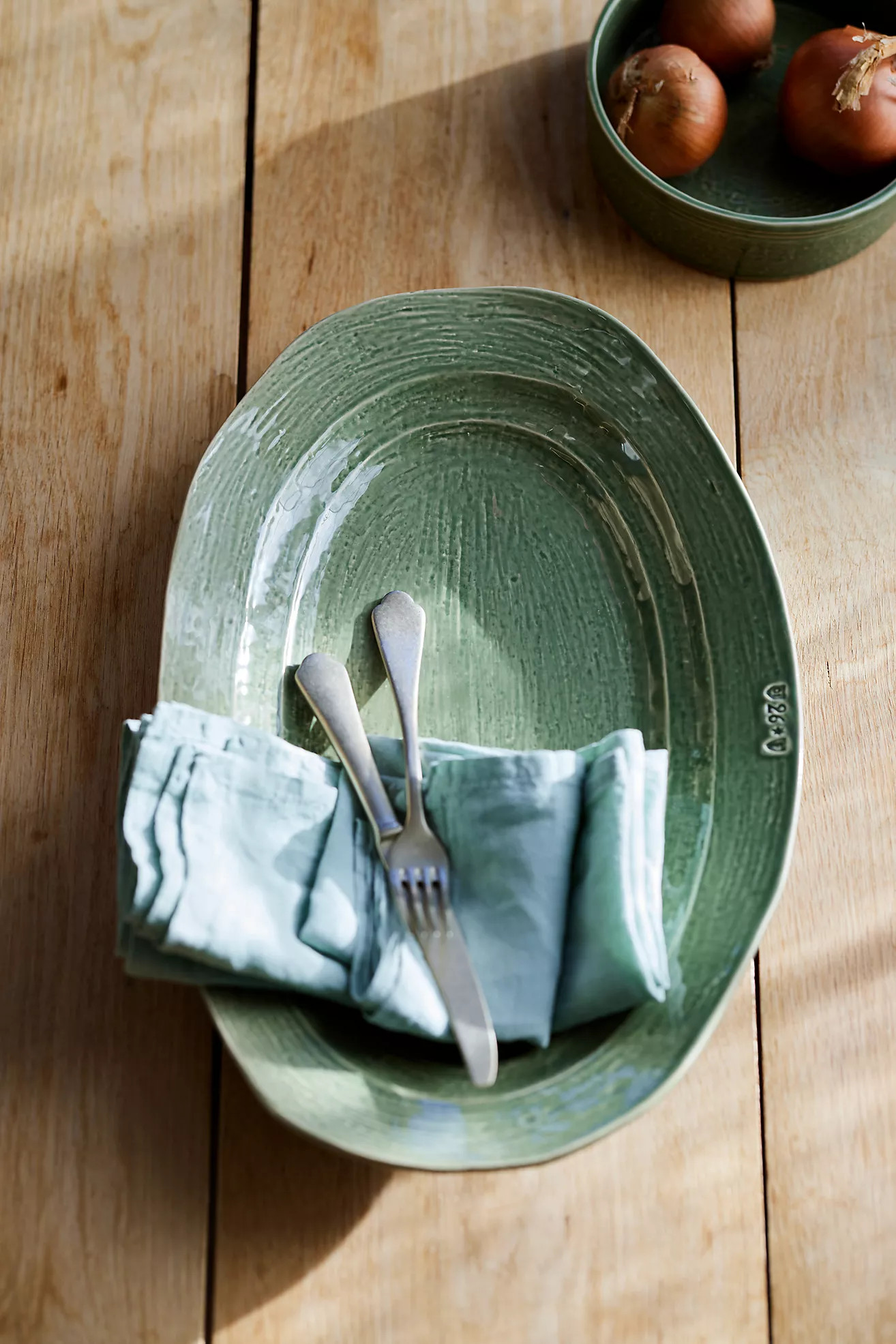 The Glenna Italian Earthenware Platter | Anthropologie (US)
