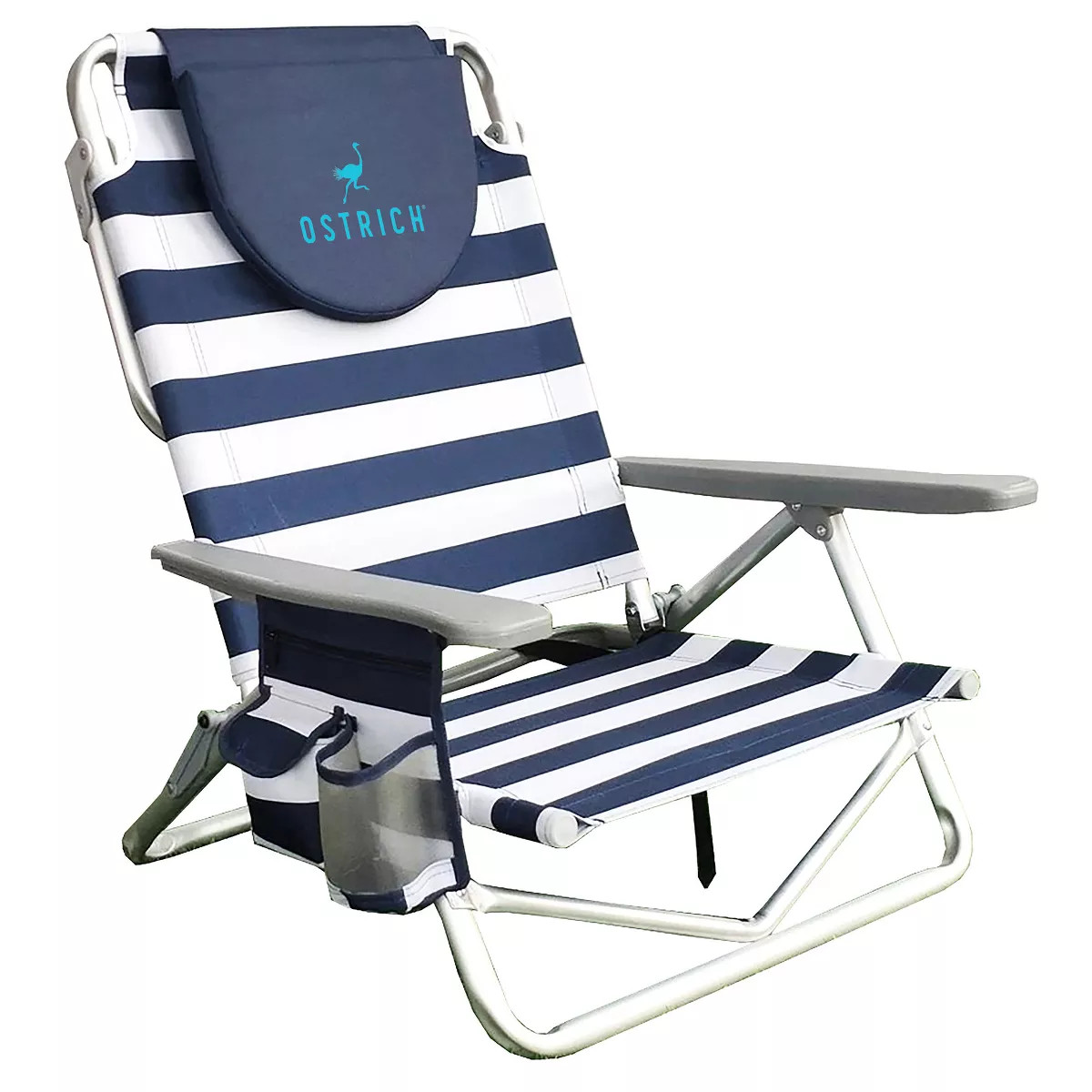 Ostrich On-Your-Back Sand Chair, Beach Reclining Lawn Chair w/Backpack Straps, Outdoor Furniture ... | Target