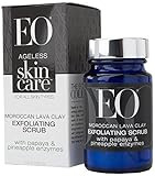 EO Ageless Skin Care Moroccan Lava Clay Exfoliating Scrub with Papaya and Pineapple Enzymes, 1.5 Ounce | Amazon (US)