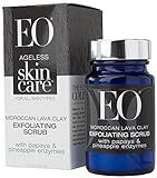 EO Ageless Skin Care Moroccan Lava Clay Exfoliating Scrub with Papaya and Pineapple Enzymes, 1.5 Ounce | Amazon (US)