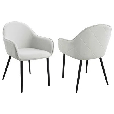 Gresham Upholstered Dining Arm Chair (Set Of 2) | Wayfair North America