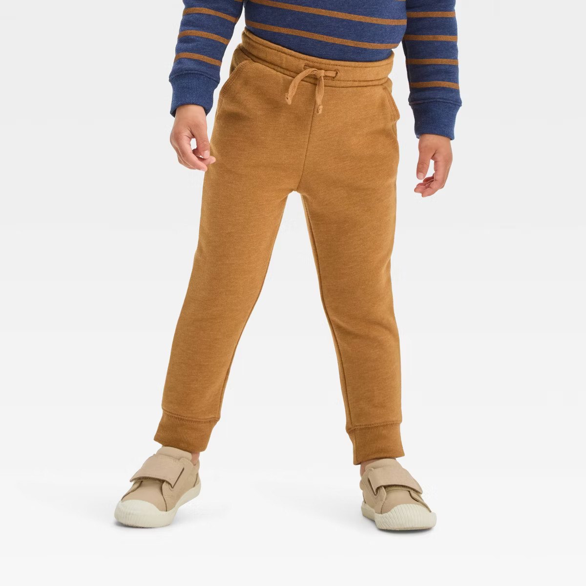 Toddler Boys' Fleece Pull-On Jogger Pants - Cat & Jack™ Maroon 4T | Target