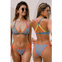 High Energy Gingham Bikini Set | Cupshe UK