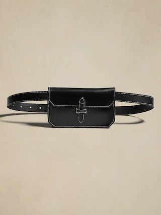 Heritage Leather Belt Bag | Banana Republic (US)