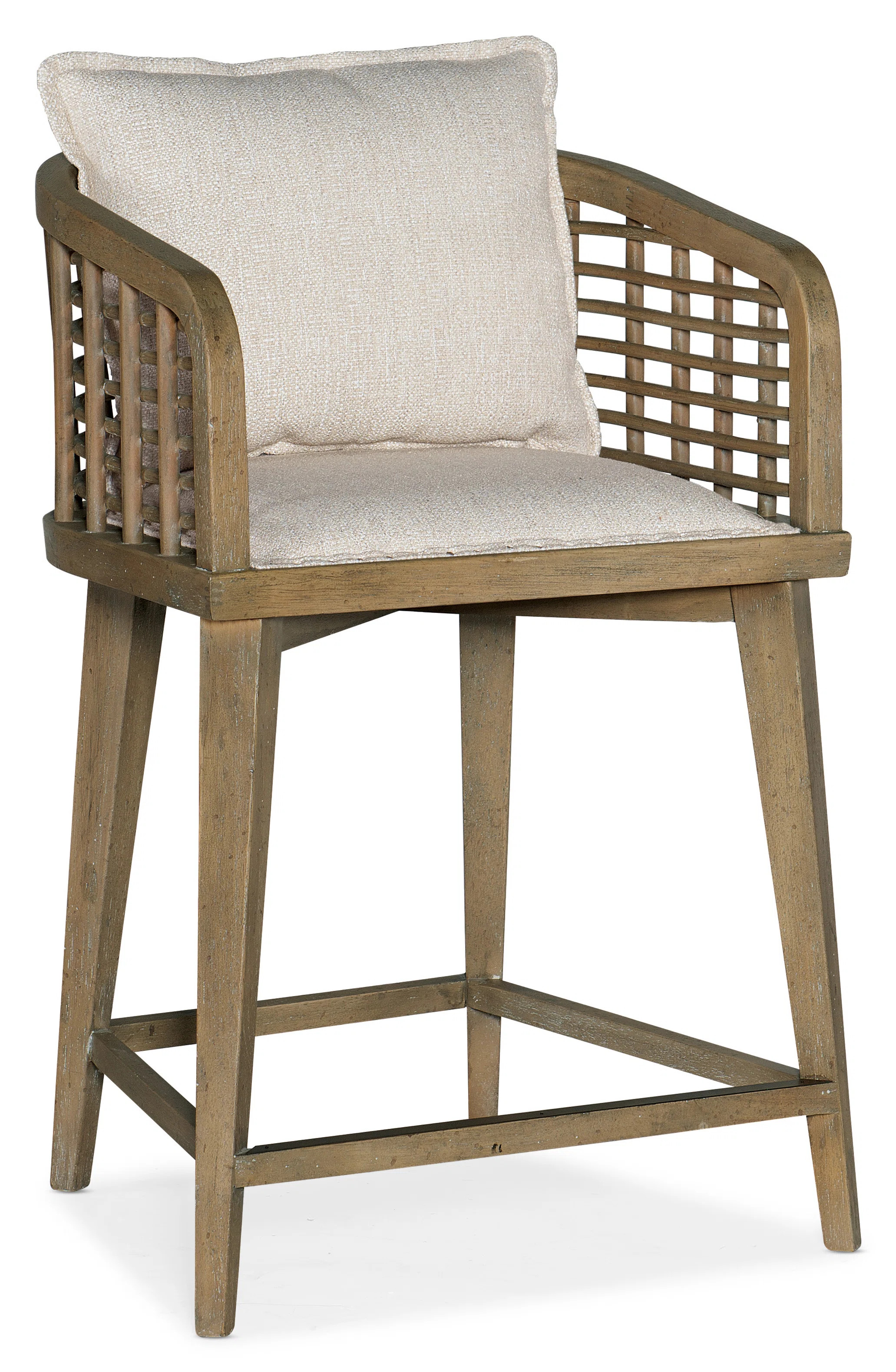 Surfrider Solid Wood 24.25" Counter Stool | Perigold