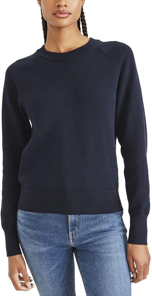 Dockers Women's Classic Fit Long Sleeve Crewneck Sweater | Amazon (US)