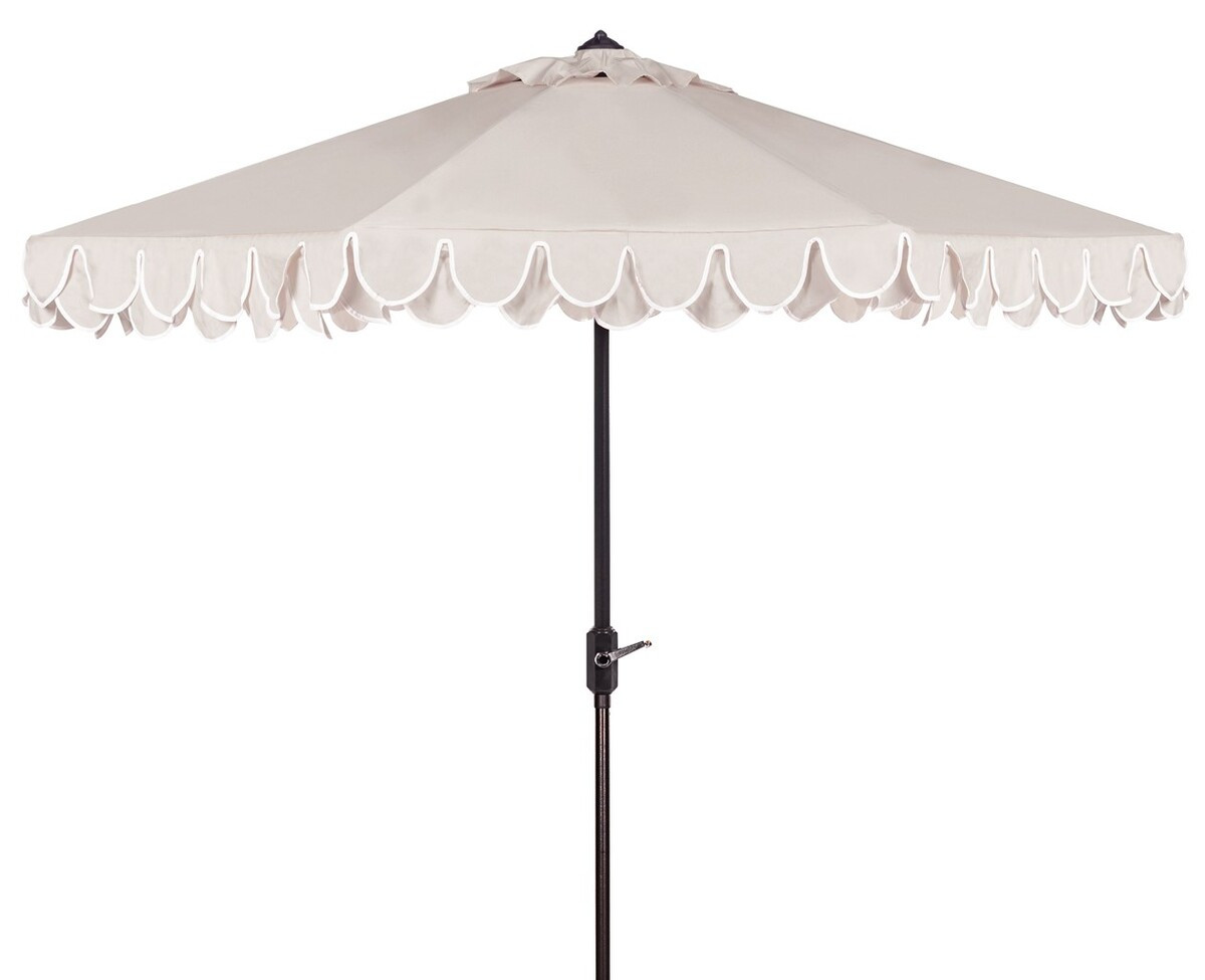 Elegant Valance 11Ft Rnd Umbrella | Safavieh