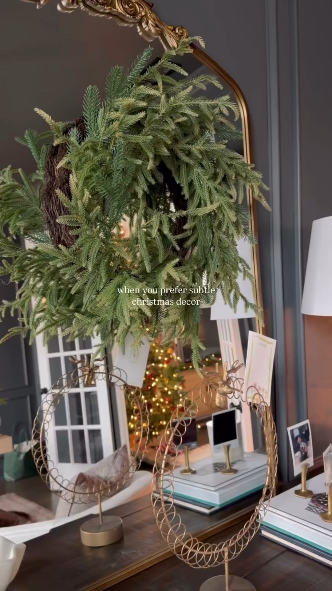 the little cozy touches are my favorite! linking all the decor I used this year 🎄✨