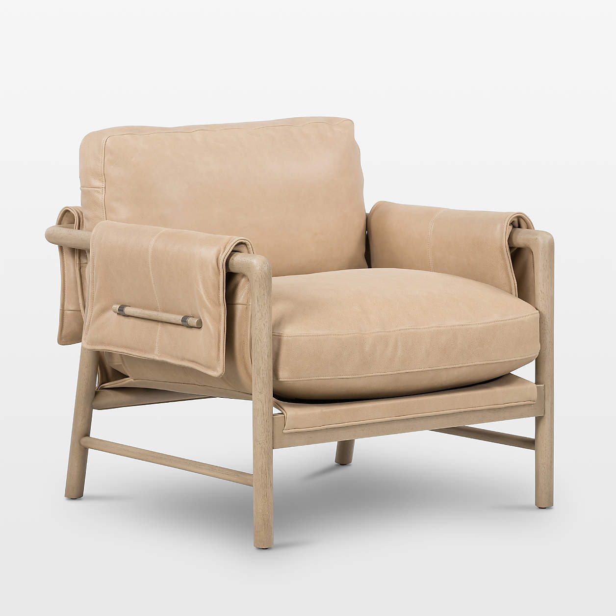 Alfie Palermo Beige Chair | Crate & Barrel | Crate & Barrel
